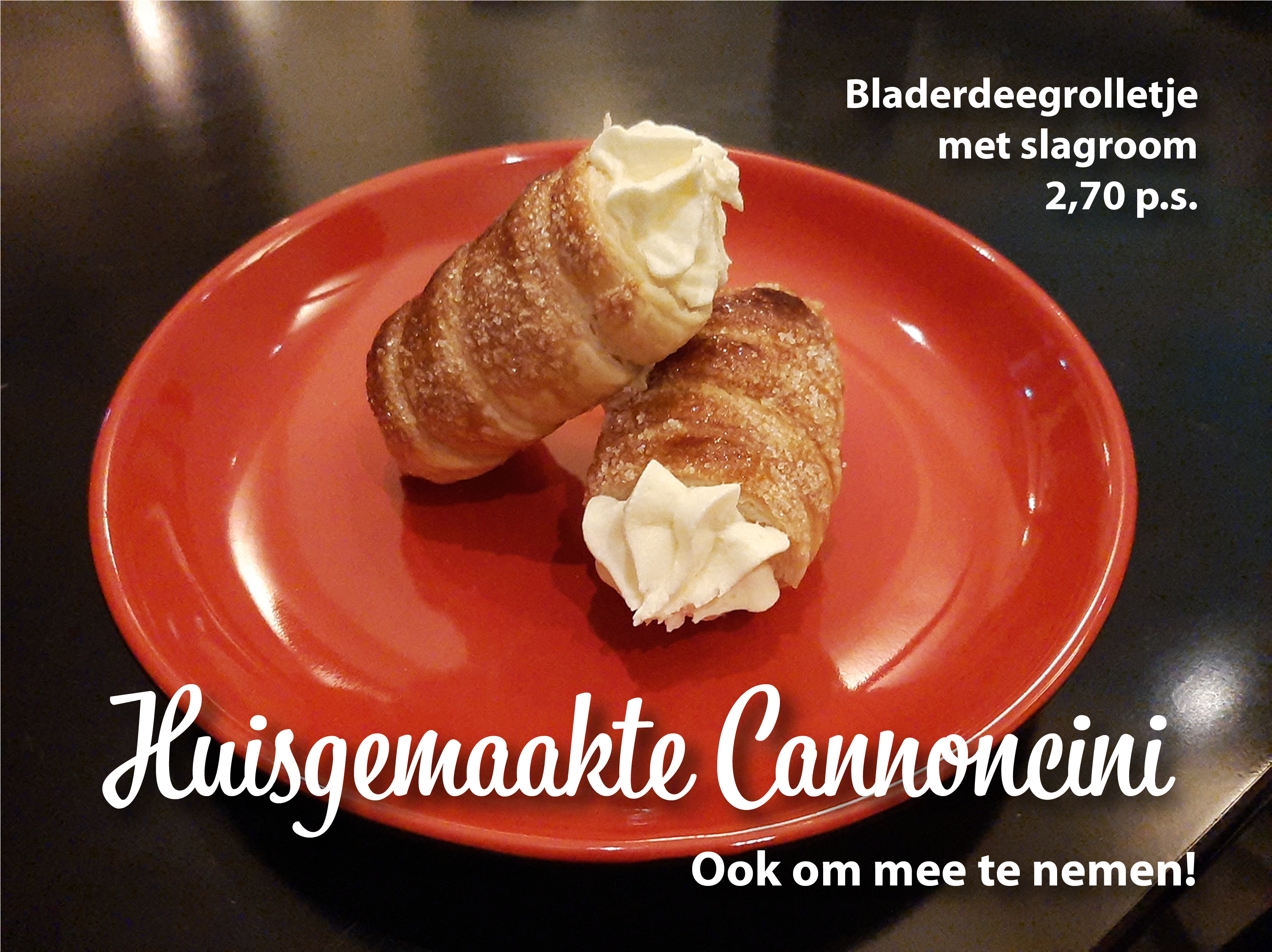 Cannoncini met tekst 2,70